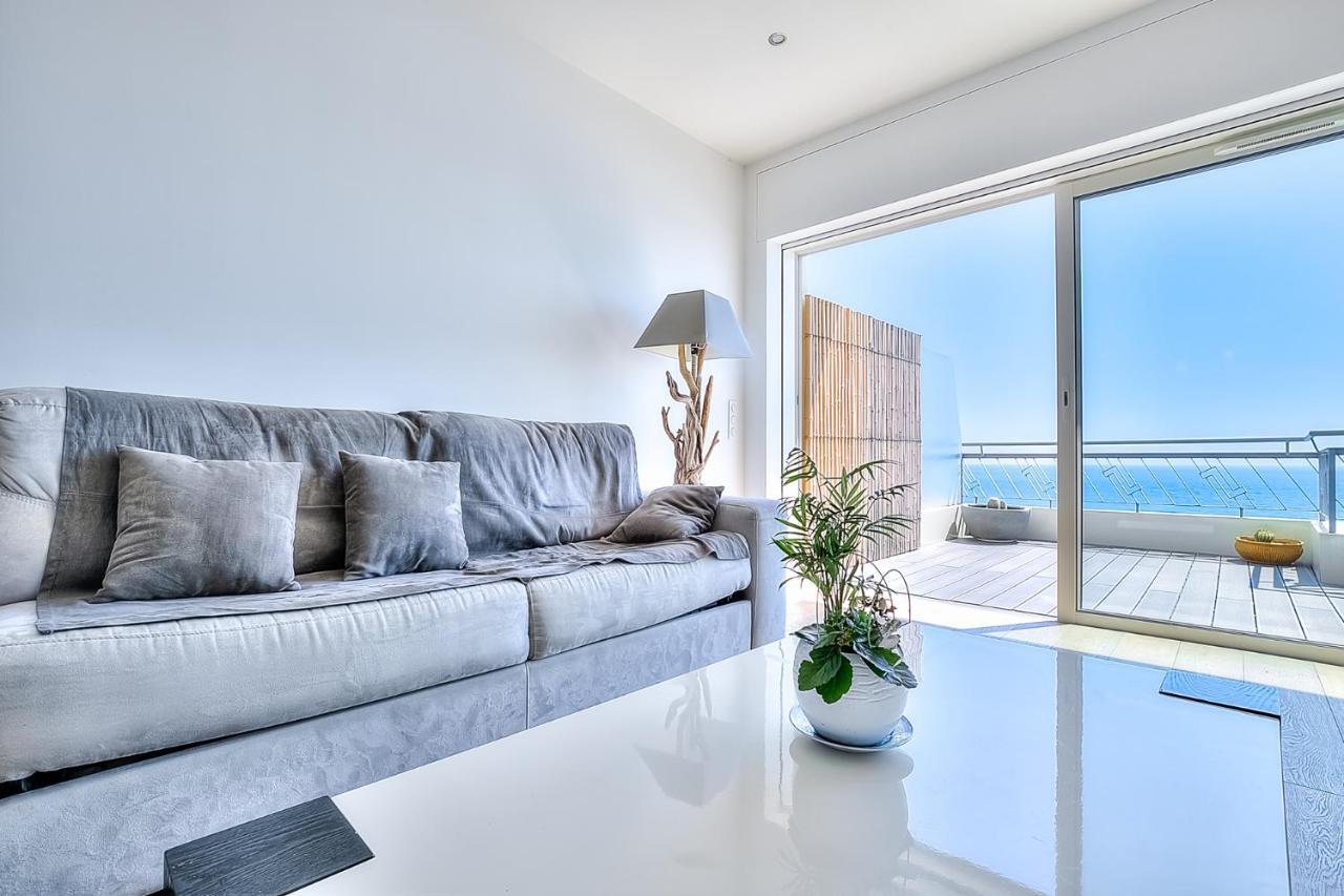 Appartamento Le Florentina, Dernier Etage Avec Terrasse, Vue Sur La Baie Des Anges Nizza Esterno foto