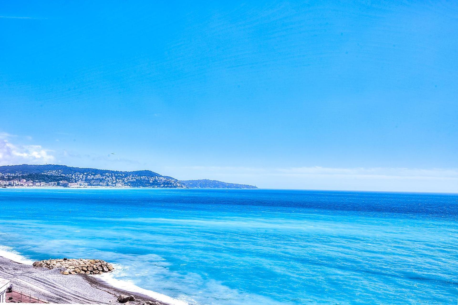 Appartamento Le Florentina, Dernier Etage Avec Terrasse, Vue Sur La Baie Des Anges Nizza Esterno foto